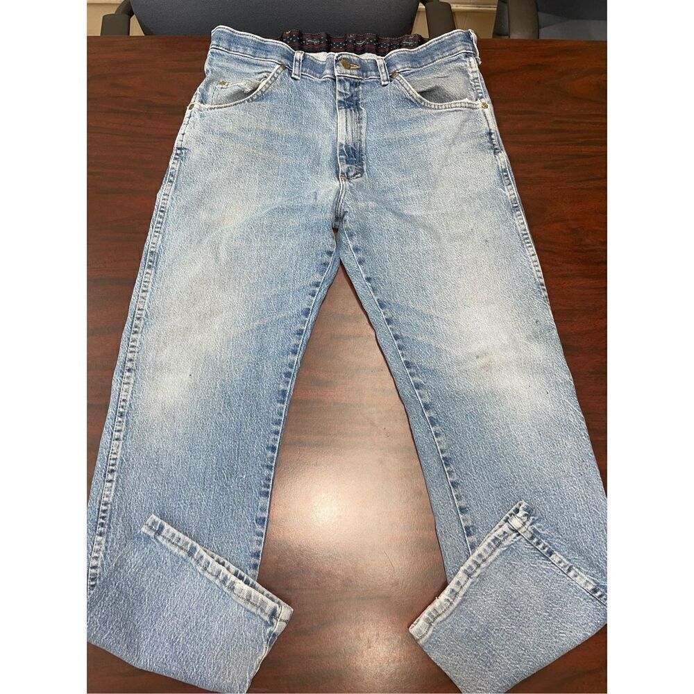 Wrangler Mens Denim Jeans Size 34X29 Regular Fit
